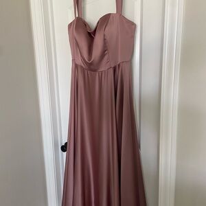 SORELLA VITA Strapless Mauve Dress